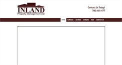 Desktop Screenshot of inlandpropertymanagement.ca